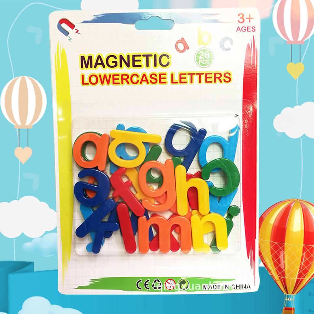 Kinderen Vroege Onderwijs Educatief Speelgoed Magnetische Letters Digitale Magnetische Stickers Engels Brief Plastic Koelkast Sticker