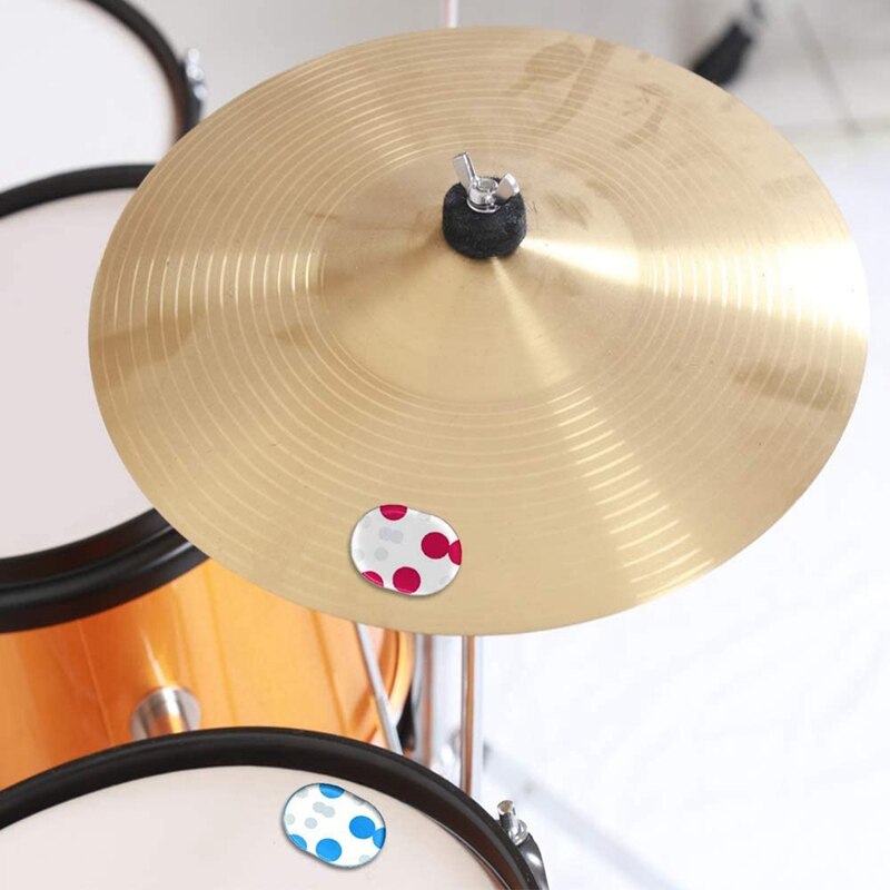 48 stuks drumdempers, siliconen drumdempers, dempers, gelpads, zelfklevende elektronische drumpads voor drumtoonregeling