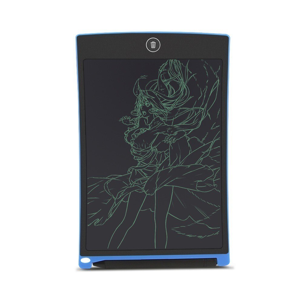 CHYI Digital Epaper LCD Writing Tablet 8.5 Inch Wireless Touchpad Electric Kids Board Plate For Drawing Magic Trackpad Memo Pad: Blue