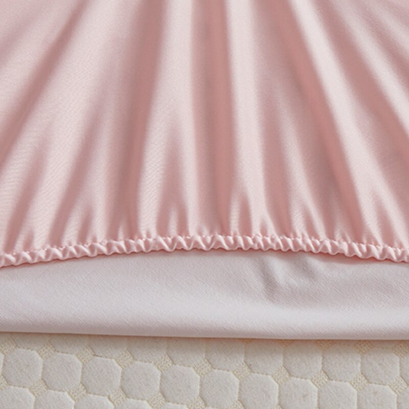 Waterproof Urine Mattress Pad Cotton Terry Bed Cover Striped Mattress Cover Breathable Bed Covers Fitted Sheet Anti Bed Bug Mite