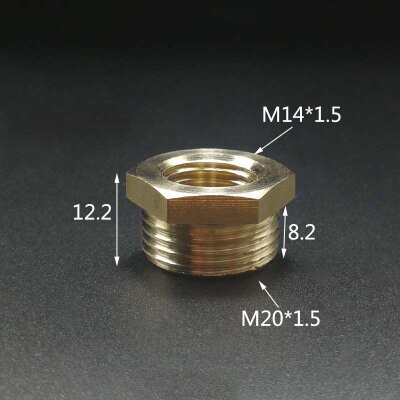 M10 M14 M20 Metric Male To Female Thread Brass Reducer Bushing Reducing Pipe Fitting Coupler Connector Adapter: NO5