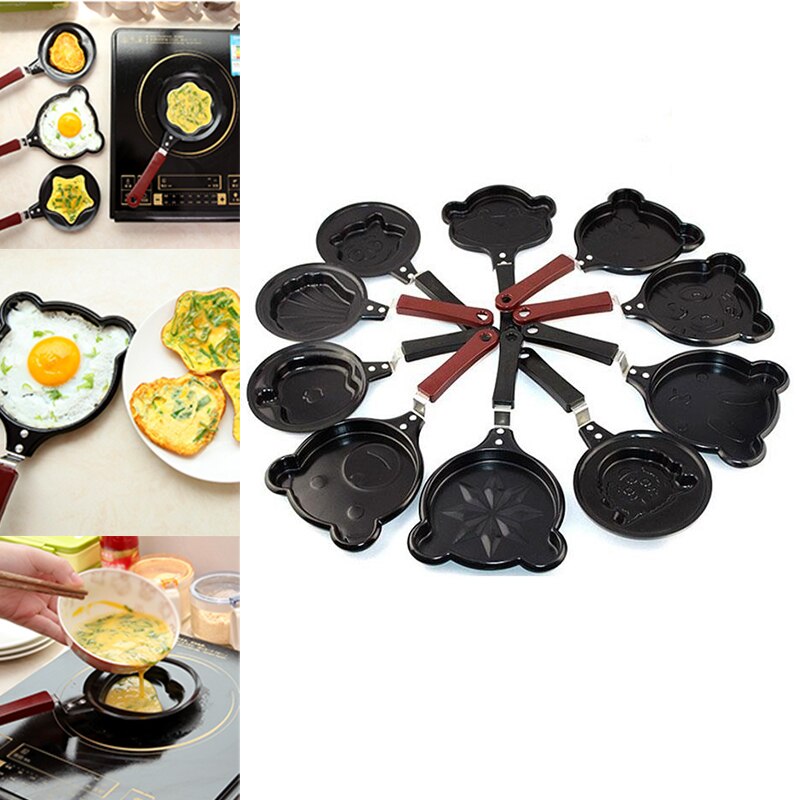 Distributeur de pâte à crêpes, poêle à œufs, Mini outils de petit déjeuner à la friteuse outil de cuisine domestique 1 pièce