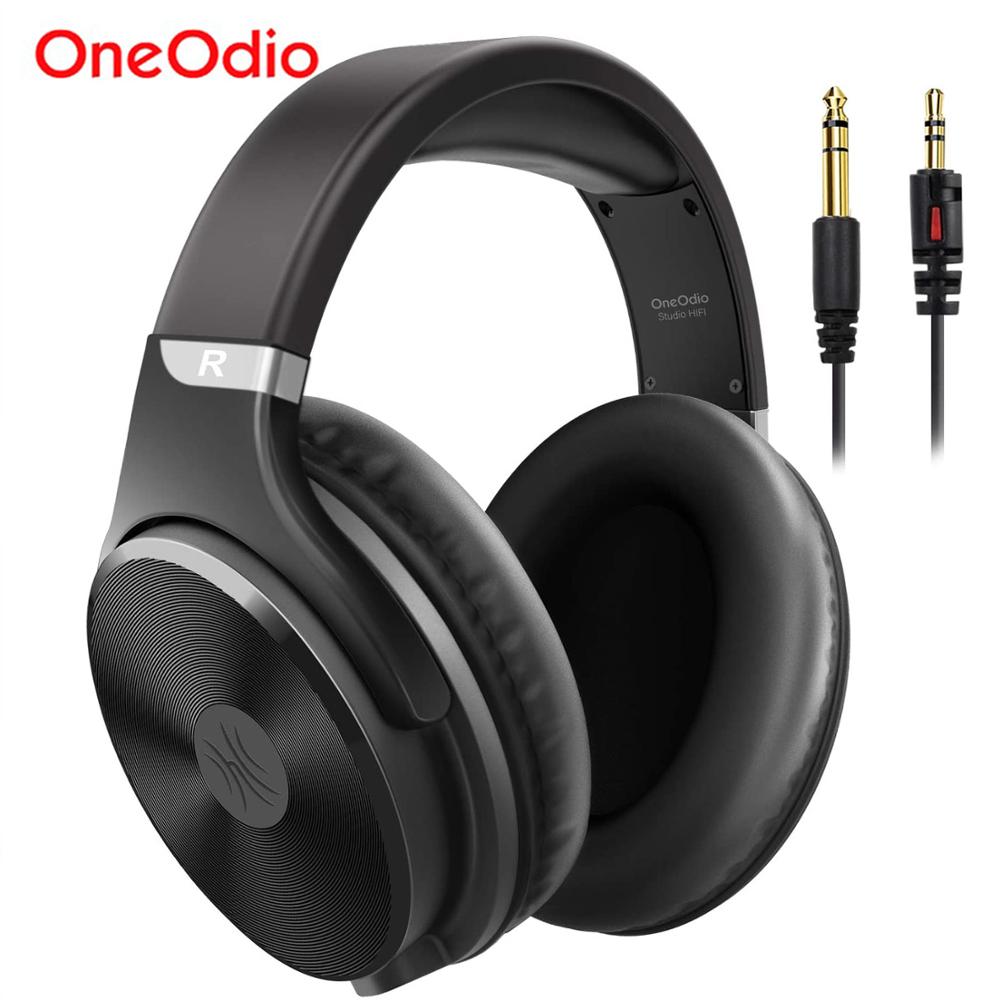 Oneodio Monitoring Studio HIFI Headset Over Ear Wired Headphone Studio DJ Headphones For Mixing Recording