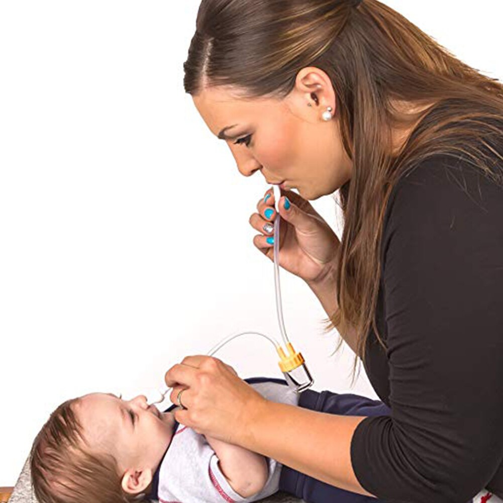 Voor Zieke Peuters Hygiënisch Veilig Booger Remover Helpen Kind Ademen Baby Neuszuiger Sanitair Tool Mond Zuig Neus Cleaner