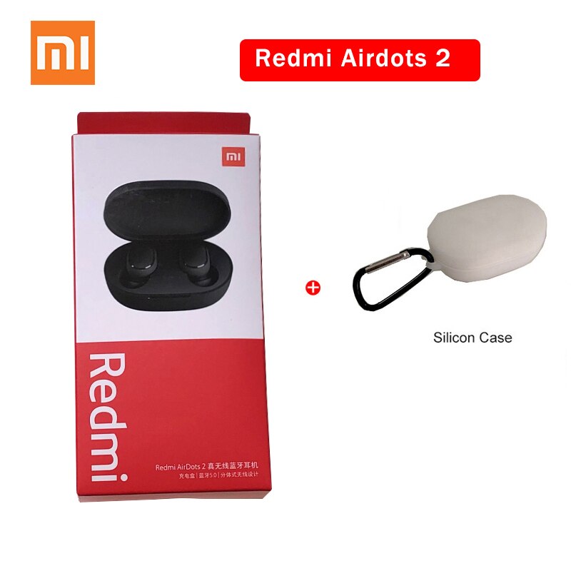 Xiaomi Redmi AirDots 2 TWS Bluetooth 5.0 Noise Reduction with Mic AI Control Redmi AirDots S True Wireless Headset: Airdots 2 white