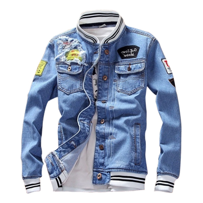 Denim Jas - Man - Regular Fit - Hoogwaardig denim voor duurzaamheid en comfort