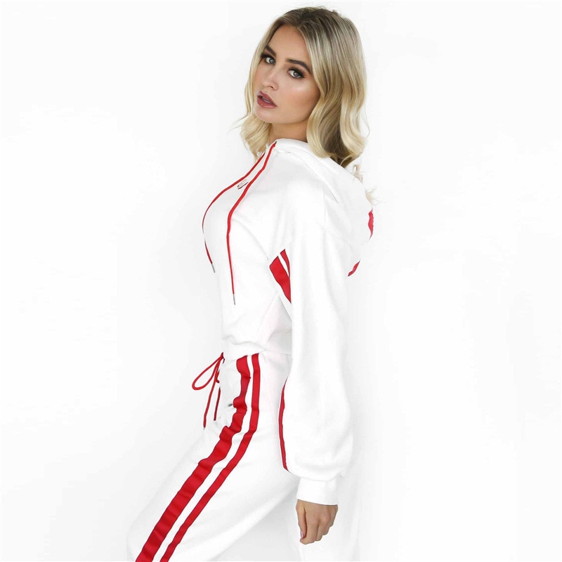 ZOGAA Women Tracksuit 2 Piece Set Casual Sportswear Hooded Sweatshirt Tops and Pants Two Piece Sets Women Outfits