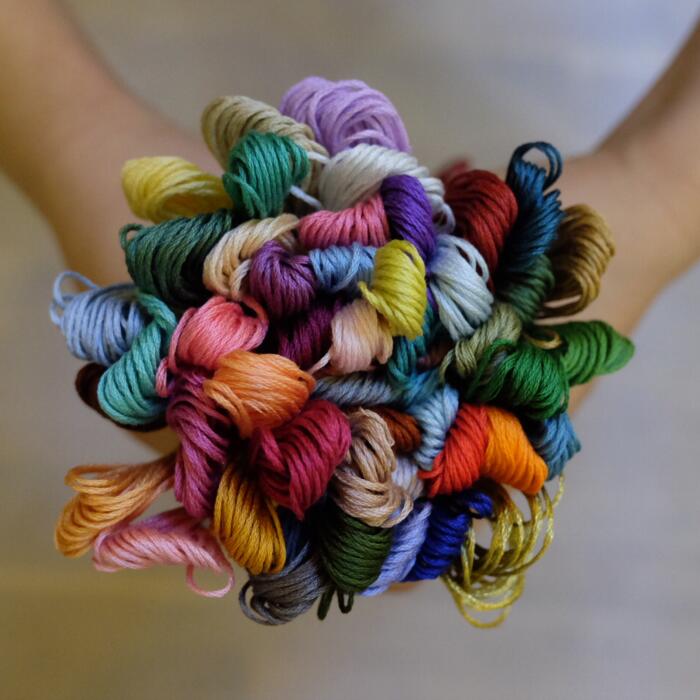 50 DMC colors 100% cotton floss embroidery thread cross stitch 8m 6strands skein similar dmc Double Mercerized SET B