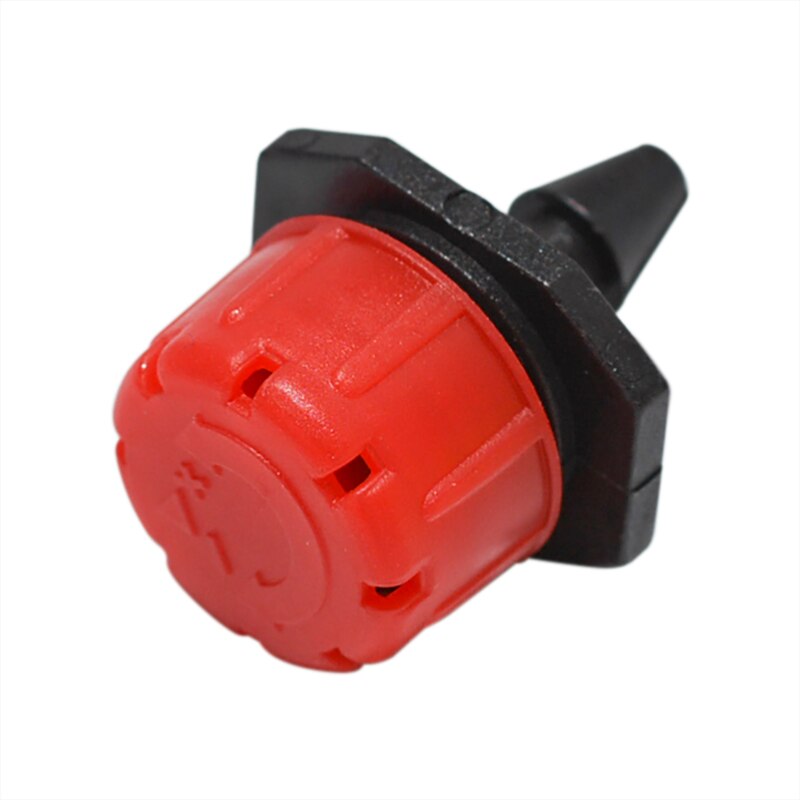 100pc Adjustable Gardening Micro Flow Drip Head Barb Irrigation Watering Dripper Sprinkler Pot For Greenhouse
