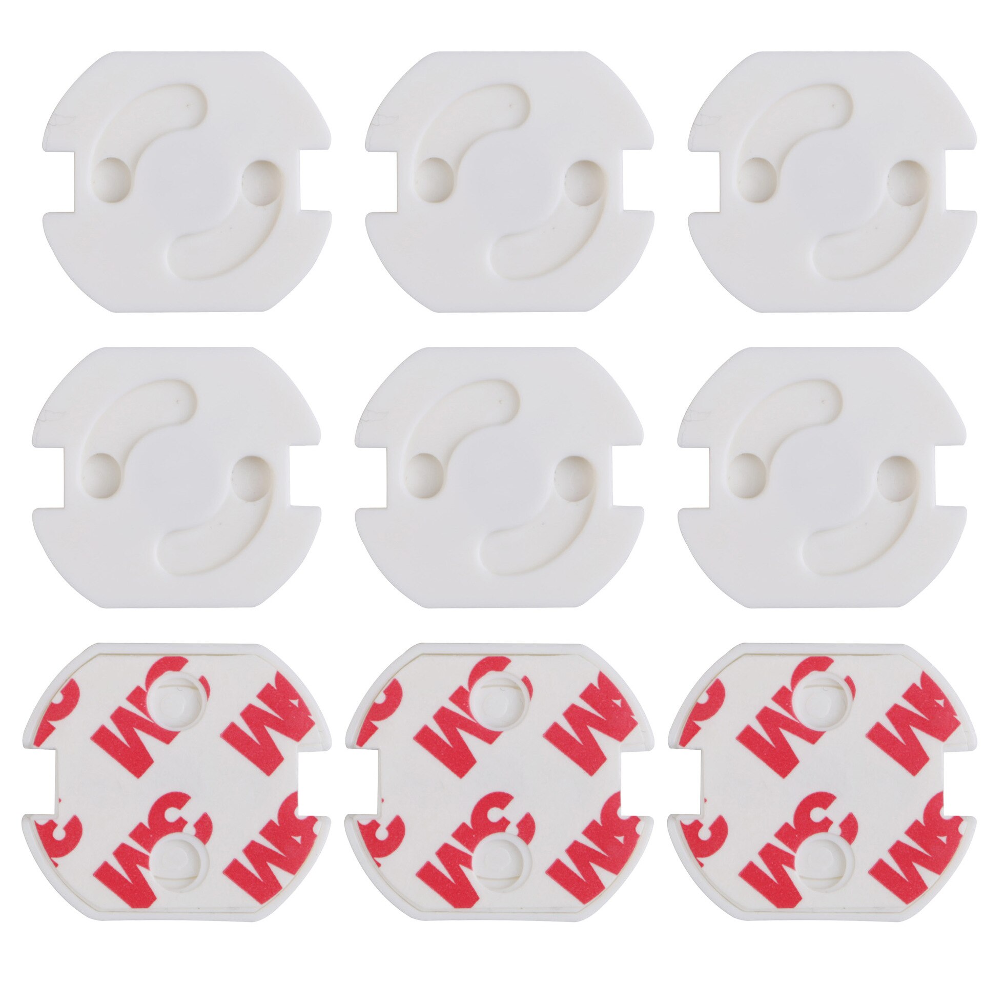 10 Pcs Elektrische Outlet Baby Kinderen Kind Guard Veiligheid Bescherming, Europese Standaard, Anti Elektrische Shock Stekkers Protector Cover: 10pcs  covers