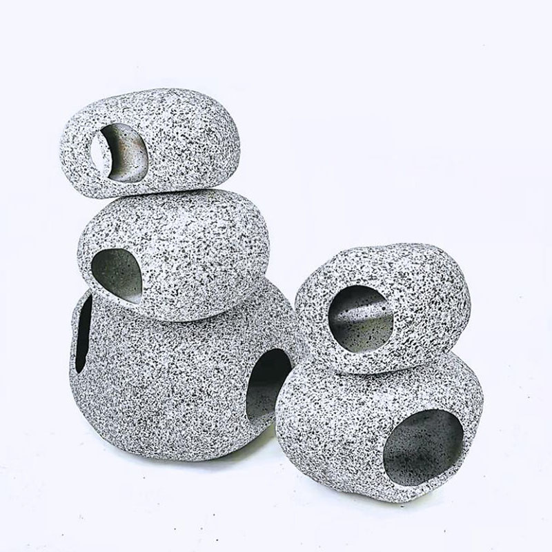 Keramische Aquarium Decor Cichlid Stone Rock Cave Stone Decoratie Aquarium Fokken Behuizing Onderdak Ornament Voor Vis Garnalen