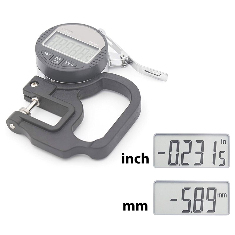 G5AB Dikte Meter Metric Digitale Diktemeter 0.4 Inch/10Mm 0.0005 &quot;/0.01Mm