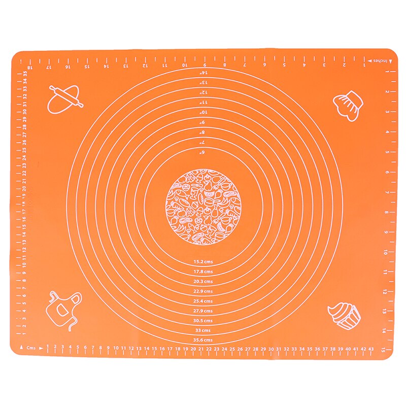 Kuchen matt 1 pc Super Große 50*40cm Nicht-Stock Kneten Teig Spitze rollen Silikon zurück matt schneiden Fondant Gebäck Blatt Gebäck