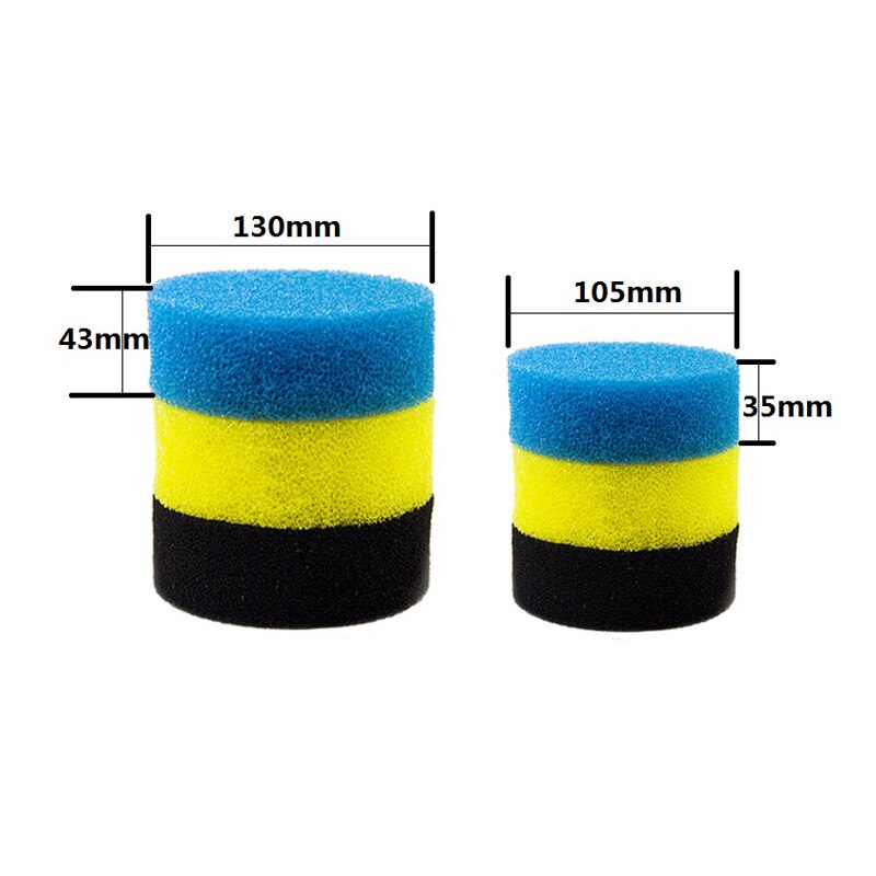 Filtro de esponja gruesa para acuario, Filtro externo medio fino para HW-603 SUNSUN, HW-603B, 12,5 cm x 4,5 cm