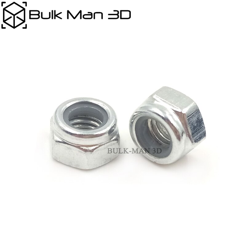 1000pcs M5 Nylon Lock Nut,Locking Nut,Self Lock Nut,Stainless Steel Self Locking Hex Nuts for CNC 3D Printer