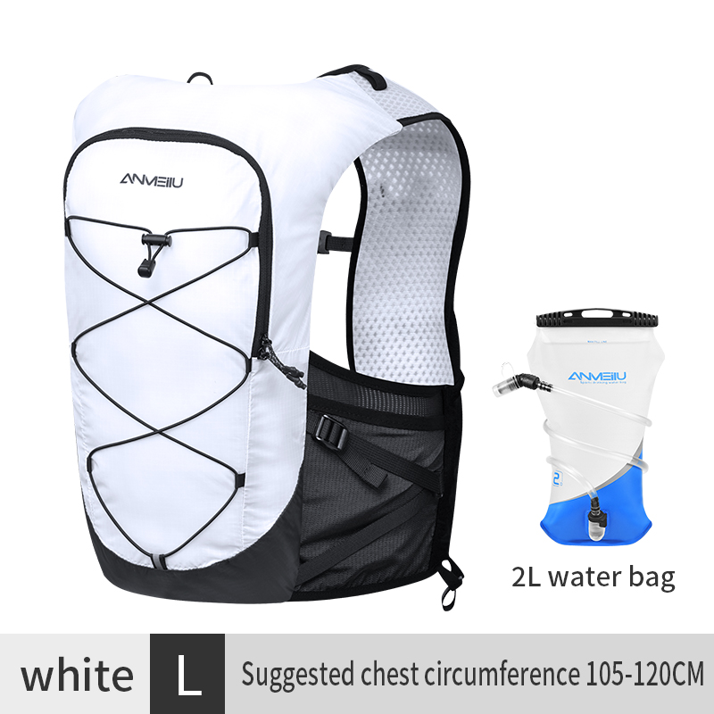 Anmeilu Hardlooprugzak Outdoor Off-road hardlopen Bergbeklimmen Witte waterzak Tas Fietsen Wandelrugzak met grote capaciteit
