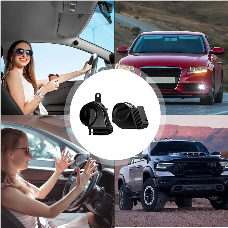 Reemplazo de bocina de motocicleta, bocina de Caracol impermeable de 12V para motocicleta, bocina de tren, altavoces estéreo para coche, accesorios para coche, bocina de aire para barco