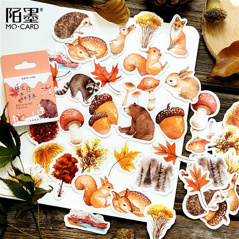 46 Pcs/pack voyage paysage papier enveloppe Style européen Message carte lettre stationnaire stockage papier autocollant: 261