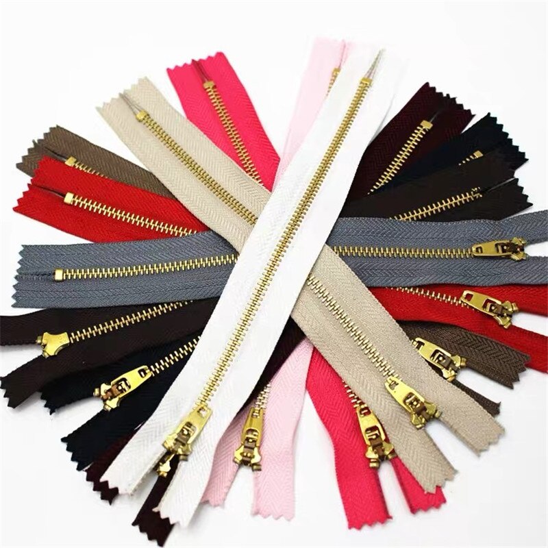 Rits accessoires jeans metaal koperen tanden mannen en vrouwen broek sluiting tas wit nr. . 3 anti-gesp rits accessoires