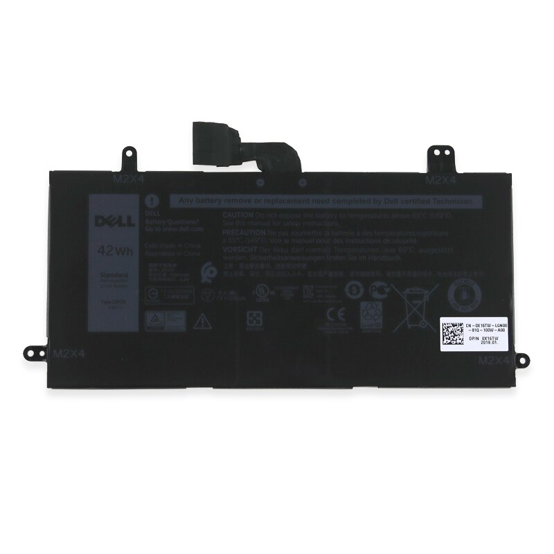 Original Laptop battery For DELL LATITUDE 5285 5290 J0PGR 1WND8 Built-in laptop battery 7.6V 42Wh 11.4V 31.5Wh