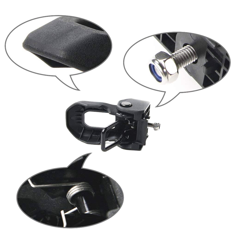 Para jeep wrangler jk jl 2007-2019 capô bloqueio do carro capô acessórios de modificação
