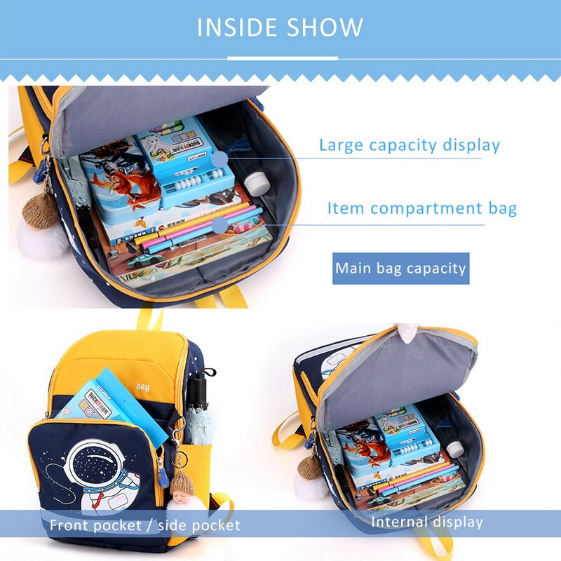 Orthopädische Schule Rucksack Für Junge Kinder Wasserdicht Schul Set Mädchen Schul Kinder Buch Tasche Bleistift Taschen Kinder Mochila