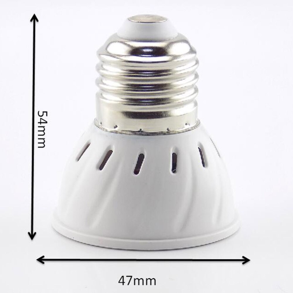 Luz LED para cultivo de plantas, Bombilla para invernadero de Interior para cultivo de verduras hidropónicas, 3W, 4W, 5W, E27