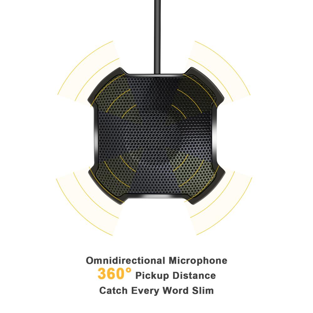 SIZHENG HP-DK30 mini 3.5mm Jack meeting microphone for PC Laptop Notebook Computer Skype