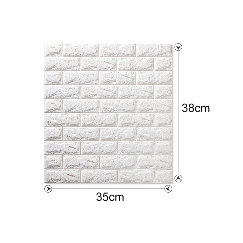 3D Brick Wall Panels Peel and Stick Adhesive Wallpaper for Living Room Bedroom Background Kitchen wall Decoration wall paper