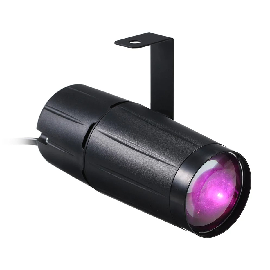 Alien 5W Led Beam Spotlight Pinspot Licht Spiegel Ballen Dj Disco Party Kerst Dance Terug Verlichting Podium Verlichting effect