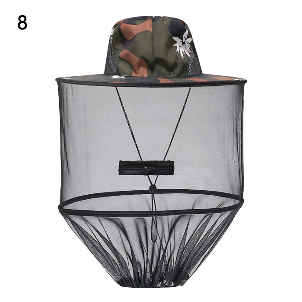 Chapeau anti-moustiques avec filet caché, répulsif en maille, Protection contre les insectes et les abeilles, pour hommes et femmes, Protection solaire d'extérieur, casquette de pêche: Beige