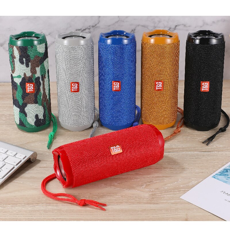 20W TG117 outdoor wireless portable bluetooth speaker, subwoofer waterproof speaker, music center, support USB, TF card caix