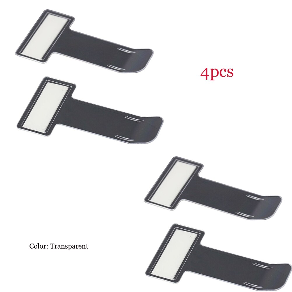 Car Vehicle Parking Ticket Permit Holder Clip Sticker Windscreen Window Fastener Stickers Kit Car Styling Accessories: 4PCS
