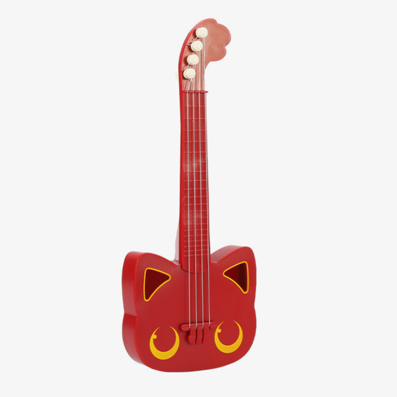 Instrumento Musical de ukelele para niño y niña, instrumento Musical de guitarra juvenil, juguete educativo Musical, para niños, guitarra: red