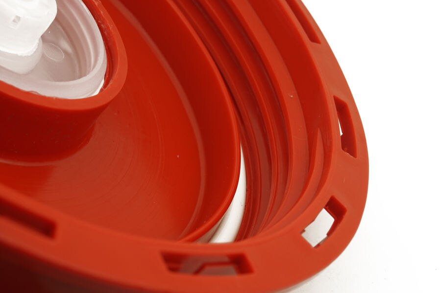 1000l ibc vanntank 15cm ventilert schutz lokk støttelokk plast tank kraftig