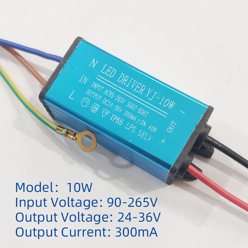 led driver power supply ballast AC85V-265V outdoor street lamp floodlight spotlight waterproof transformer 20W 30W 50W 70W 100W: Orange