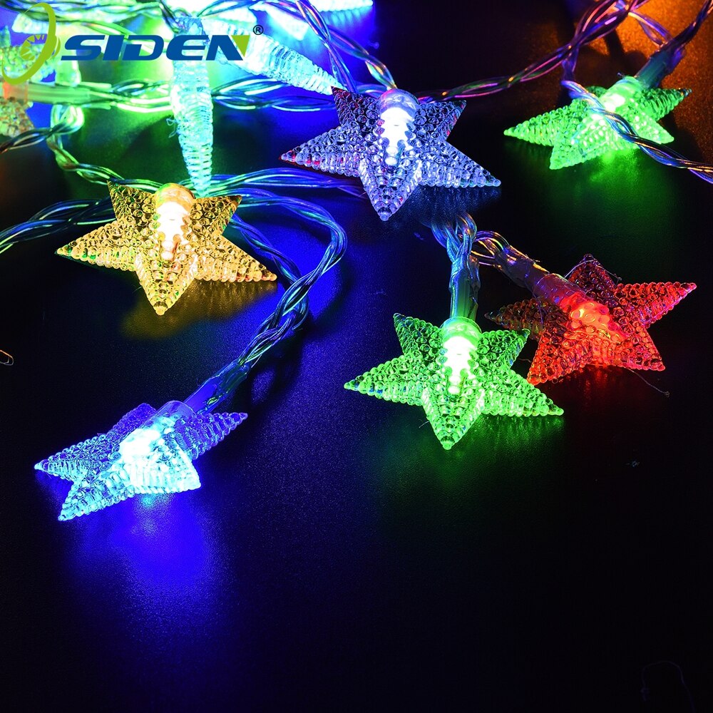 10M LED fairy star string lights 100LEDs leaf garland light for christmas wedding decoration party event