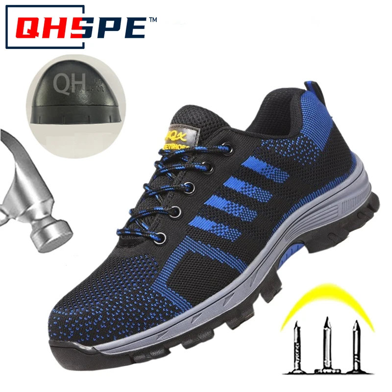 Hochwertige Arbeitssicherheitsschuhe mit Stahlkappe für Herren und Damen, pannensichere Stiefel, rutschfeste Sportschuhe: 40 / verrotten