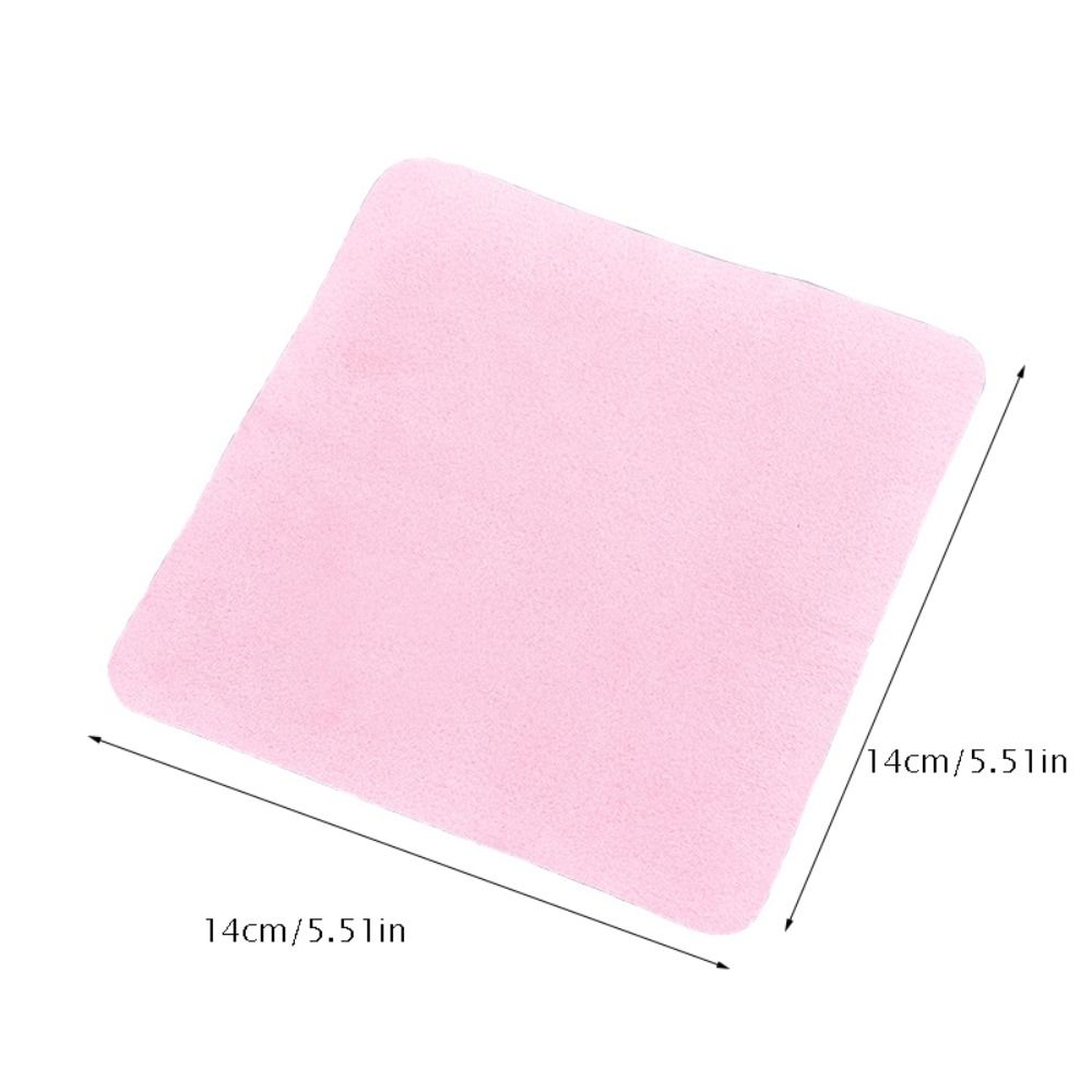 Pano de camurça para óculos, cor sólida, microfibra, limpador de óculos, lente limpa, tela de telefone, pano de limpeza de microfibra feminino