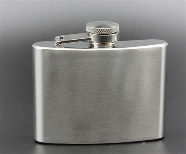 4oz Stainless Steel Pocket Flask Russian Hip Flask Male Small Portable Mini Shot Bottles Whiskey Jug Small For Man