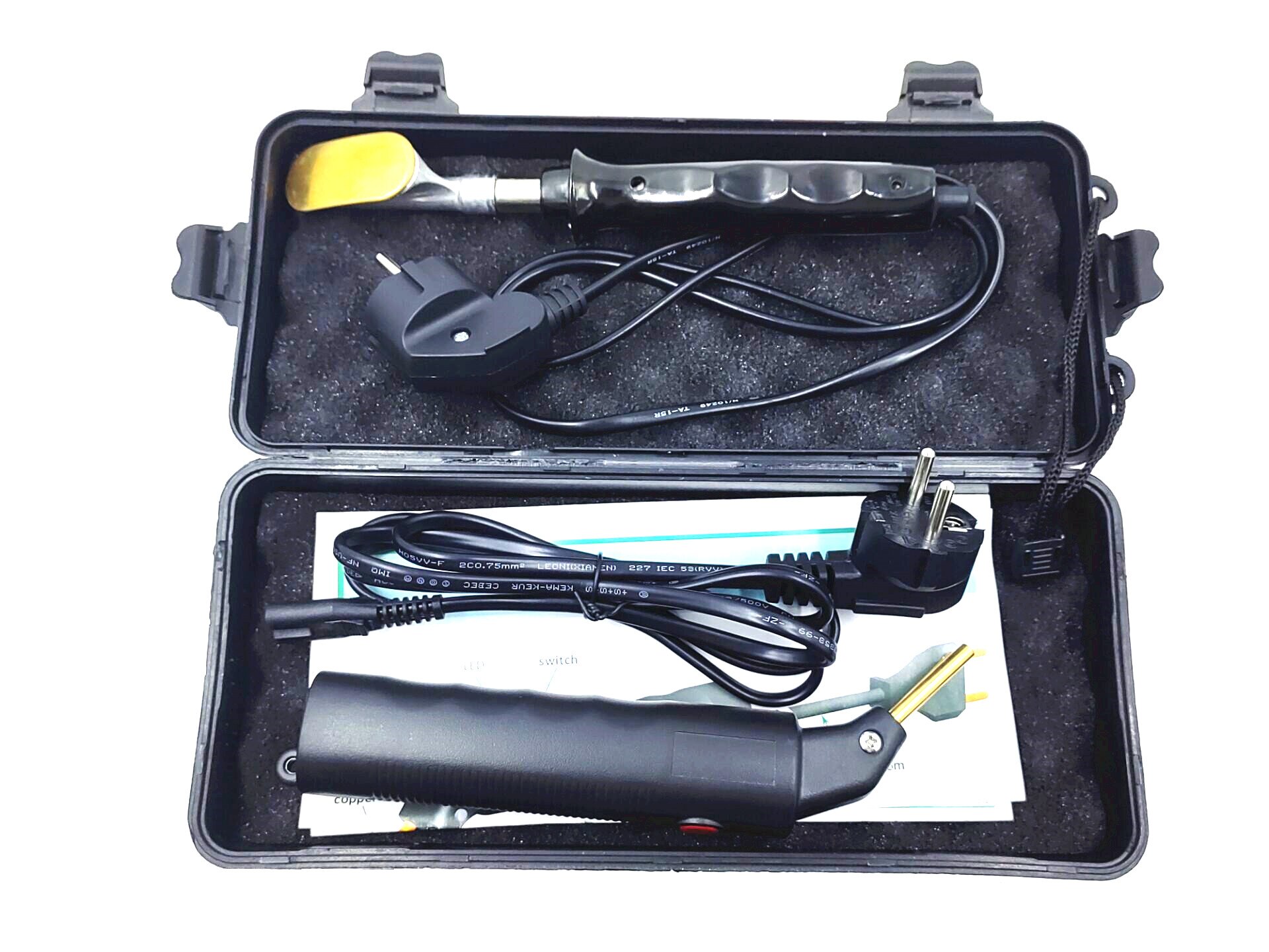 Fast Plastic Welding Machine Kit Stapler Plastic Soldering Iron Car Bumper Repair Garage Tools Plastic Gap Repair