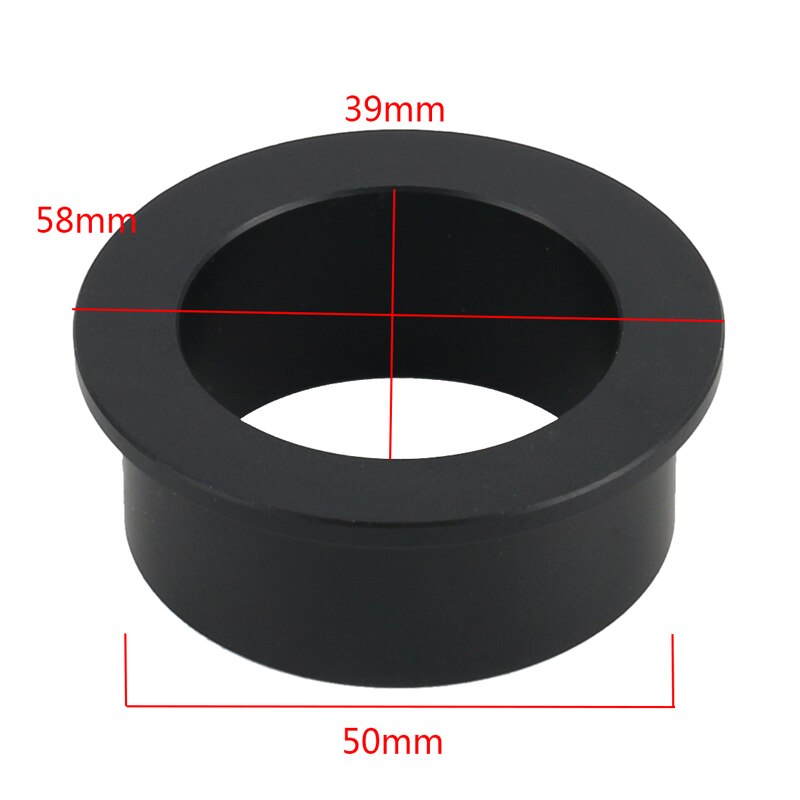 40mm To 50mm Ring Lens Adapter For Microscope Industrial Camera 100X C-mount Lens Microscope Monocular Lens Adapter Ring