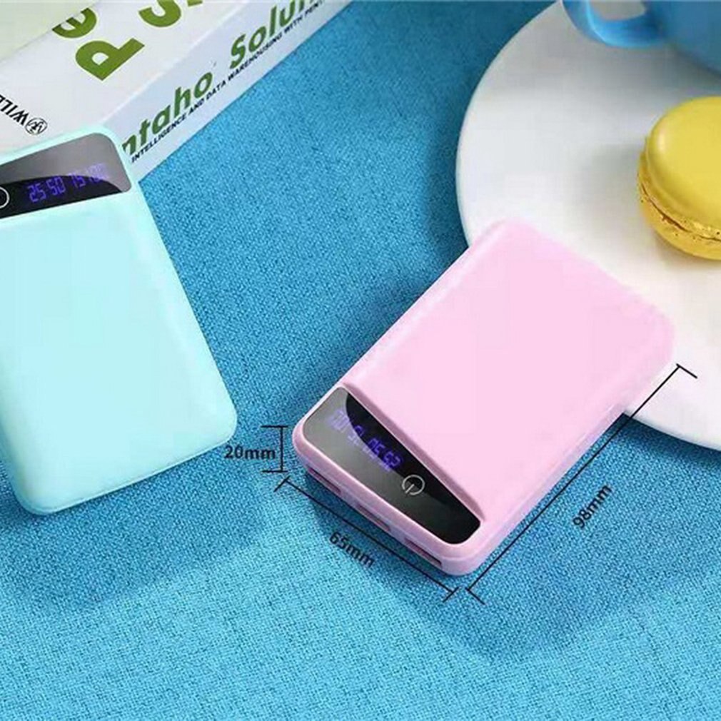 5V 1A 7X18650 FAI DA TE Accumulatori E Caricabatterie Di Riserva Caso 3USB BATTERIA Borsette Della Cassa Della Scatola KIT Fai Da Te DIGITALE Display LCD Borsette Caricabatteria box Caso 2020