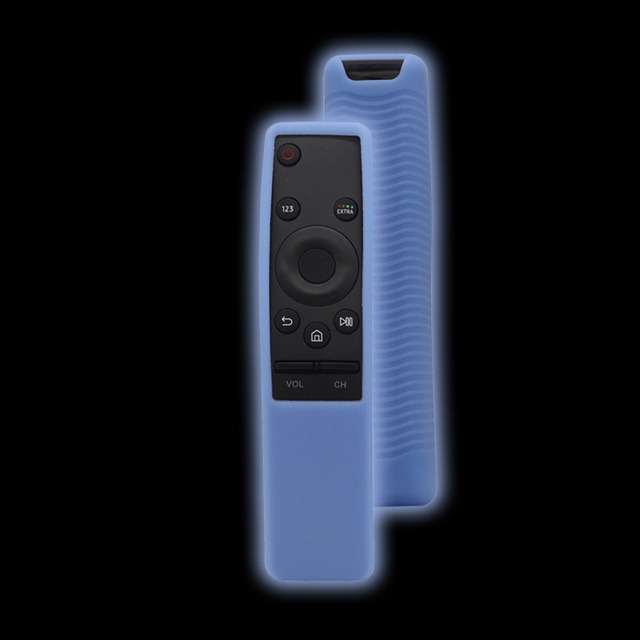 Funda protectora de silicona para mando a distancia de TV inteligente Samsung, cubierta mágica para mando a distancia de 01312H, BN59, 01241A, 01242A, BN59-01312A: Luminous Blue