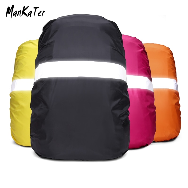 ManKaTer 30L-50L Reflecterende Camouflage Waterdicht Stofdicht Zonnebrandcrème Lichtgewicht Rugzak Regenhoes Koord Mond