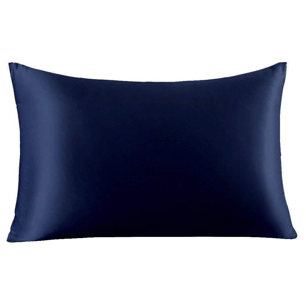 Ren emulering satin siden örngott fyrkantig kudde enkelfodral stolsits mjuk mulberry vanligt örngott fodral