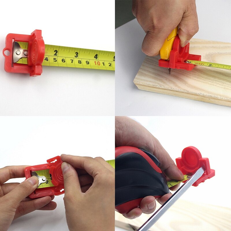ABS Scriber Tape Measure Woodworking Scribing Tools Cement Board Tile Guide Drywall Cutting Tool Attachment Tools