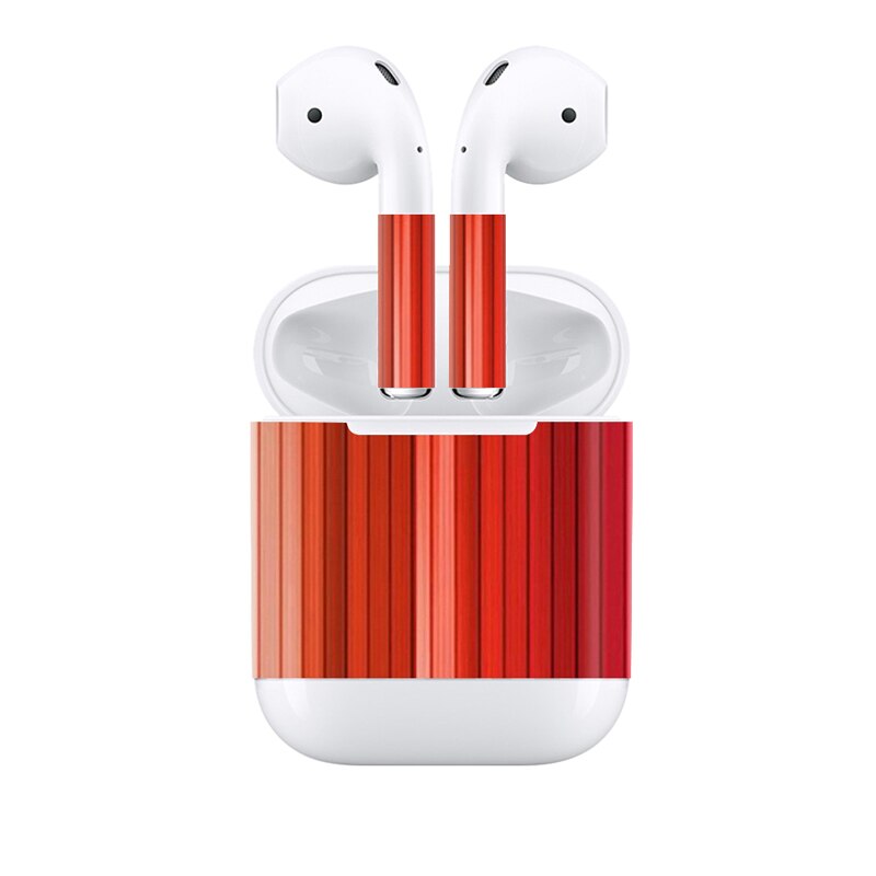 Coccinellaseptempunctata Stickers voor AirPods Skin Siliconen Case voor AirPods Skin Decal Beschermende Cover Wraps: 0092