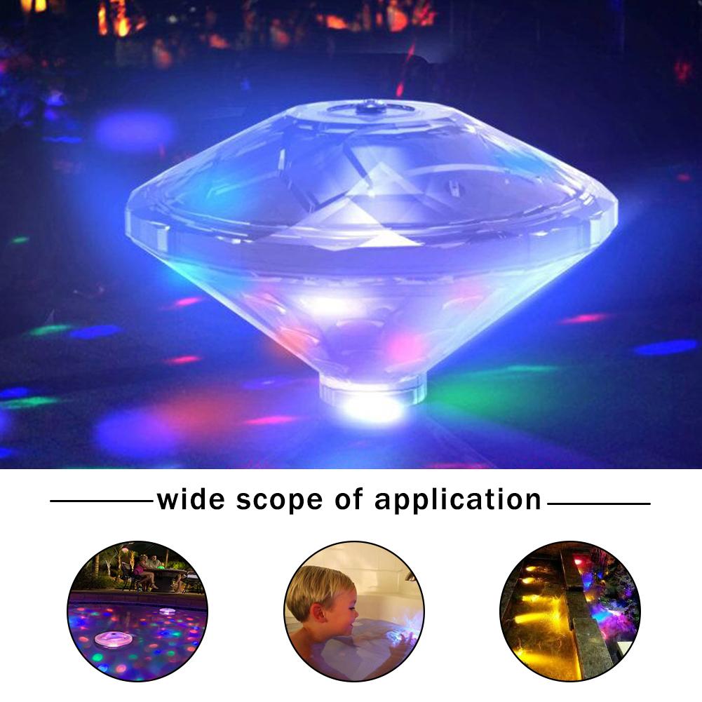 Innovative Seven-Color Water Drifting Lamp Underwater LED Fountain Aquarium Light For Pond Spa Disco Swimming Pool Floating Lamp