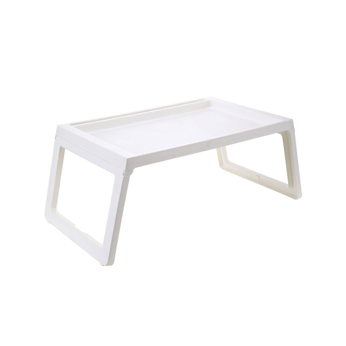 Portable Foldable Desk Laptop Stand Lapdesk Computer Notebook Multi-Function Table Office Breakfast Bed Tray Serving Table: White